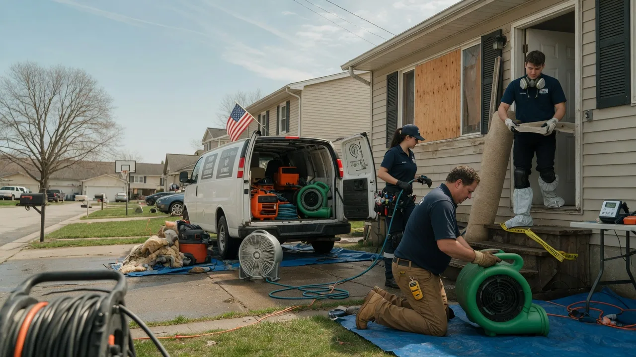 Water Damage Restoration in English, IN near me